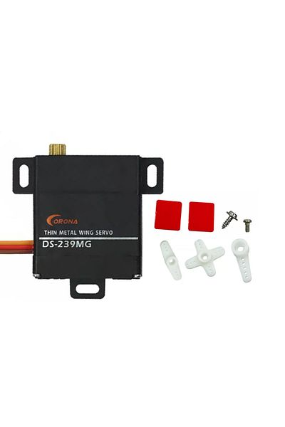 Choice 1pcs Ds239mg Corona Ds239mg Ds-239mg Digital Servo Motor Slim Wing Metal Gear 4.6kg/0.15sec/22g For