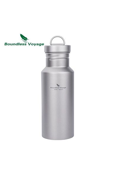 Choice 550ml Ti3252d Boundless Voyage Titanium Water Bottle With Lid Wide Mouth Leak-proof Reusable Sport D
