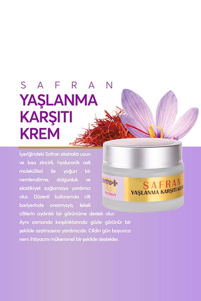 Softto Plus SAFRAN Cream Anti-Aging 50ml + SAFRAN Serum Anti-Aging 30ml