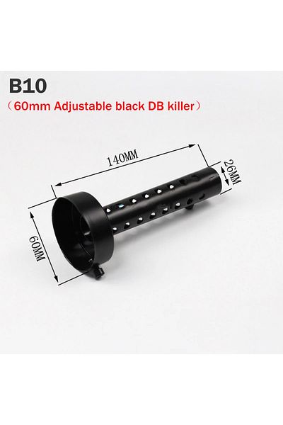 Choice B10 Universal Motorcycle 35mm 42mm 45mm 48mm 60mm Db Killer Exhaust Can Muffler Insert Baffle Db Kil