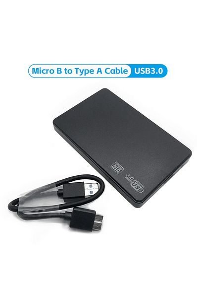 Choice Black Usb 3.0 Hdd External Hard Drive Case 2.5 Inch Plastic Sata Enclosure Ssd High Speed Transmissi