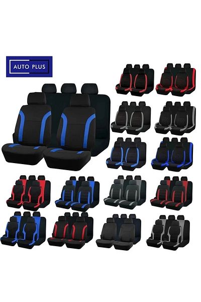 Choice Red Waist Line Four Seasons General Five Seat Car Cloth Seat Cover 9 Sets Of Express Wish With Threa