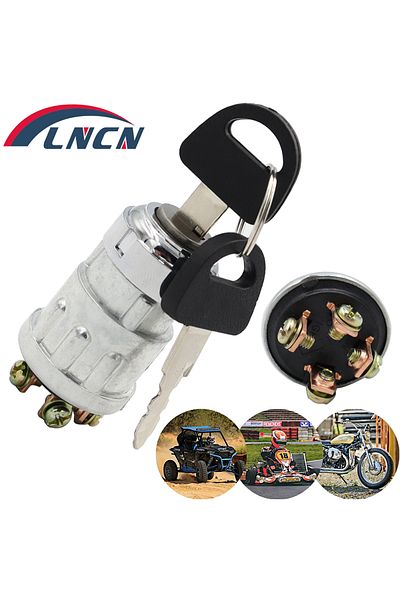 Choice Universal Car Boat 12V 4 Position Ignition ON /OFF /Start Ignition Switch Lock with 2 Keys for Pe...