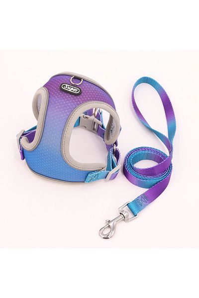 Choice Purple Blue M Supet Pet Step-in Dog Harness, Adjustable Reflective Soft Dog Harness, Breathable Dog