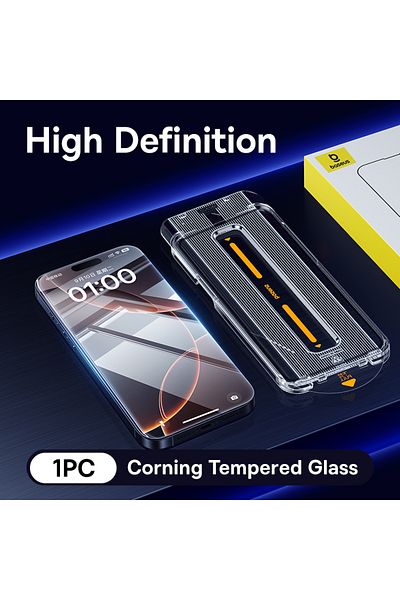 Baseus For Iphone 16pro Max High Definition Screen Protector Corning Tempered