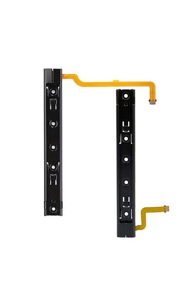 MIIQNUS Left - Right 1pc Replacement Right And Left Slide Rail With Flex Cable For Nintendo Switch Console J