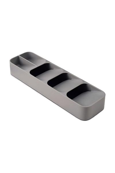 Choice Grey-1pc Multi-purpose Cutlery Storage Tray Cutlery Fork Spoon Compartmentalized Organizer Kitchen D