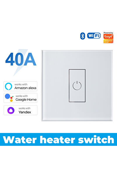 Choice مفتاح الطاقة العالي طراز 1 Tuya Smart WiFi 40A لسخان المياه والغلاية و...