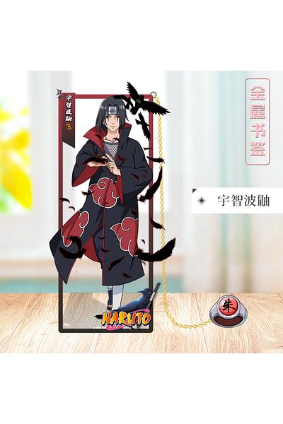 Choice Uchibo Ferret B Naruto Metal Bookmarks: 9x4cm Anime Character Bookmarks For Students Anime Figure