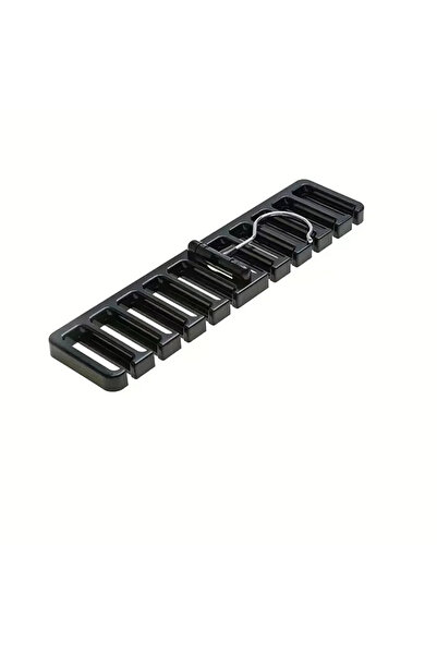 Choice 1 قطعة سوداء، حزام ربطة عنق، منظم دوار لخزانة الملابس، رف متعدد الوظائ...