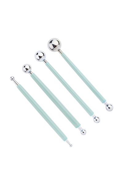 Choice Type4 Koveen For Embossing Pattern 4 Pcs Point Drill Creasing Pen With Diy Ball Styluses Tools Spira