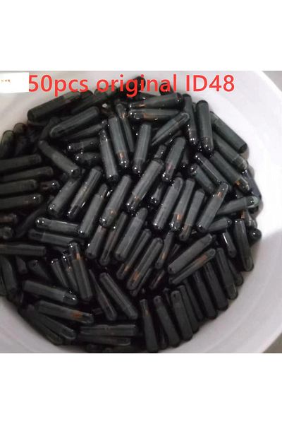 IWOWKEY 30pcs Original Id48 Glass Chip Auto Transponder Chip Id 48 Chips For Car Key Blank Id48