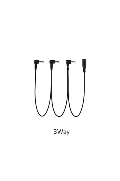 Choice 3way Daisy Chain Cable 1 To 2 3 5 6 8 10 Ways Guitar Effect Pedal Accessory 9v Dc Adapter Plug Power