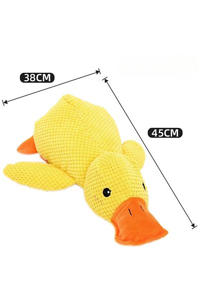Choice Yellow Duck Dog Toy Stomping Duck Bite Resistant Grinding Teeth Cleaning Large Dog Interactive Enter