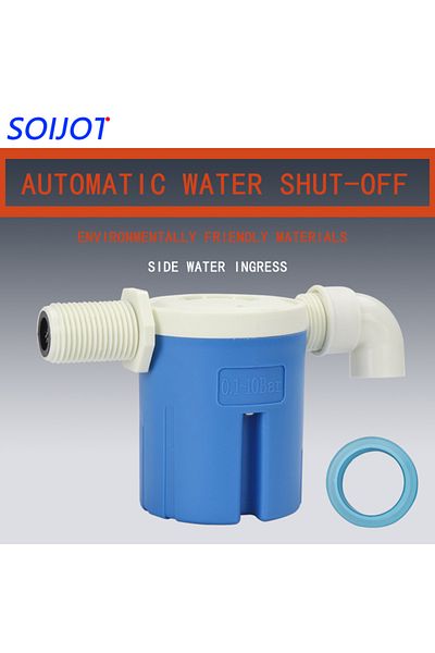 SOIJOT 1/2" Jyn Side Water Inlet 1/2'' 3/4'' 1'' Practical Water Level Control Durable Replacement Full Aut