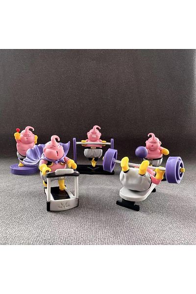 Choice Pack By Bag 01 5pcs/set Fitness Body Building Dragon Ball Majin Buu Cute Figure Collection Model Toy