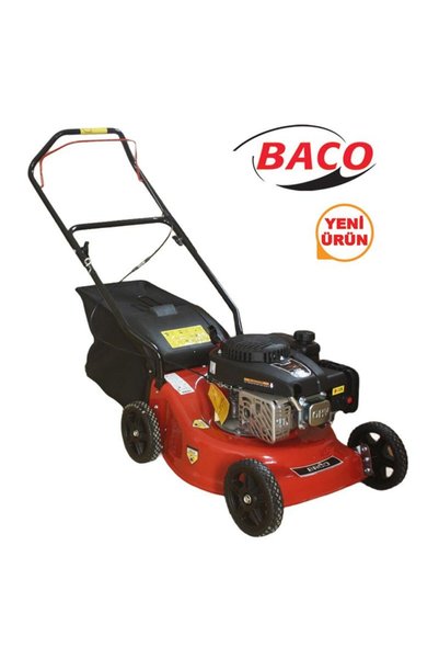 Baco Çim Biçme Makinası İtmeli 123 cc 43 cm Çelik