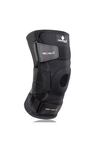 Choice دعامة ركبة بمفصلة سوداء مقاس XXXL لألم الركبة مع مثبتات جانبية للنساء ...