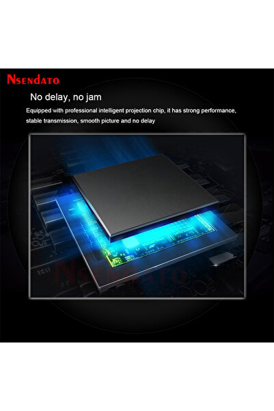 Choice صندوق أصلي Mirascreen LD36 سلكي عالي الدقة لعرض البث التلفزيوني، دونجل USB Type C، كابل توصيل وتشغيل Mi