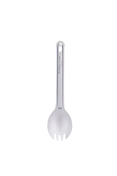 Choice Ti1037t Spork 1pcs Boundless Voyage Titanium Cutlery Reusable Spoon Spork Set Lightweight Camping Ta