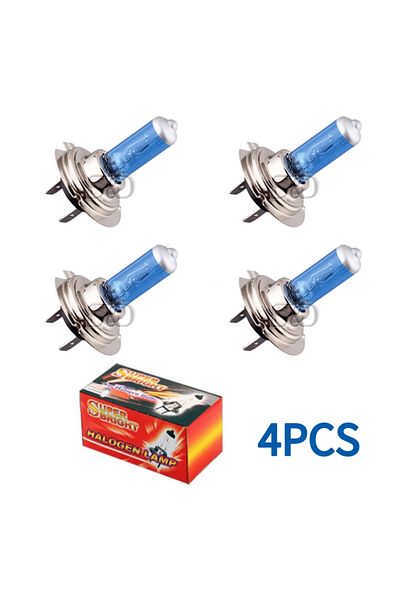 Choice 2pcs H7 100W 12V 55W Super Bright White Fog Lights Halogen Bulb High Power Car Headlights Lamp Ca...