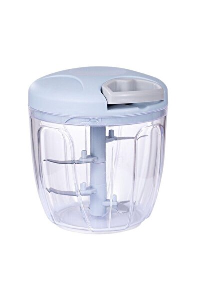 Choice مفرمة لحم يدوية 500/900 مل - أزرق - مفرمة ثوم - مكبس ثوم دوار - مطحنة خضروات - بصل - C