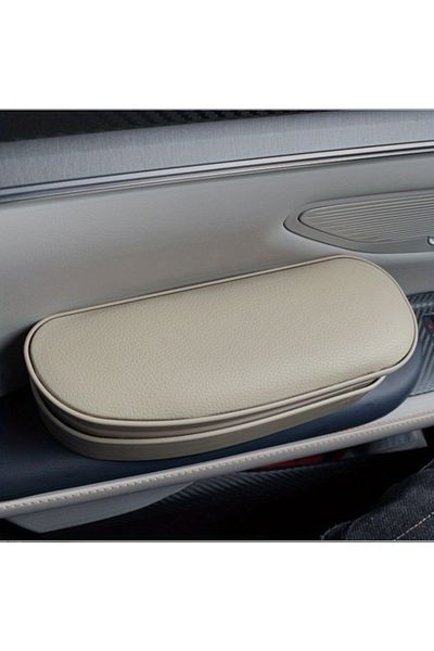 Choice Off-white Auto Retractable Storage Box For Car Multifunctional Armrest Console Adjustable Height Arm