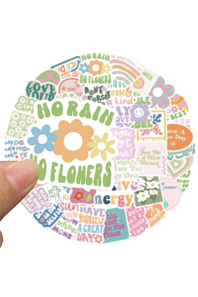 Choice 100pcs-random 50/100pcs Danish Pastel Aesthetic Stickers Cute Vinyl Waterproof Vsco Stickers For Lap