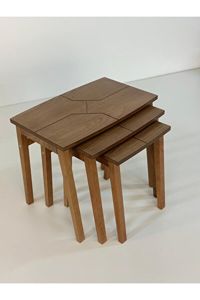 Kaan Export Zigon Sehpa Malta Ceviz Ceviz