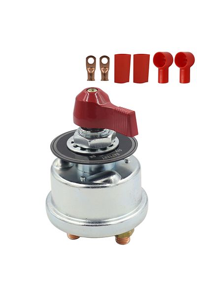 Choice Red Cap Kit 150a High Current Master Battery Disconnect Switch 200a Duty Master Battery Power Cut Is