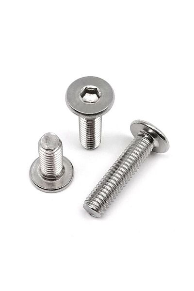Choice 10pcs M6x20mm Cm M2 M2.5 M3 M4 M5 M6 M8 Hex Hexagon Socket Ultra Thin Flat Wafer Allen Head Bolt Scr