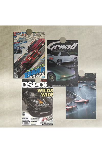 Choice 10pcs 10pcs 10×15cm Jdm Car Japanese Racing Car Posters Wall Collage Print Kit Wall Decor Home Room