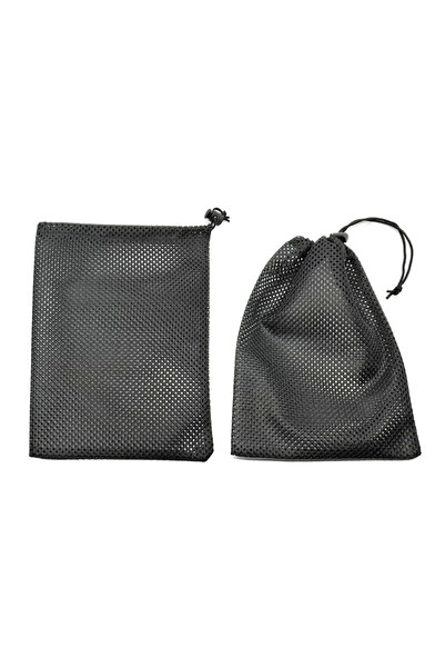 Choice حقيبة شبكية سوداء مقاس L، حقيبة تخزين شبكية، جيب حزمة من البوليستر، حق...