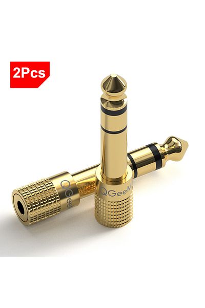 Choice Qgeem jack 6.5 6.35mm male plug to 3.5mm female connector headphone amplifier audio adapter micro...