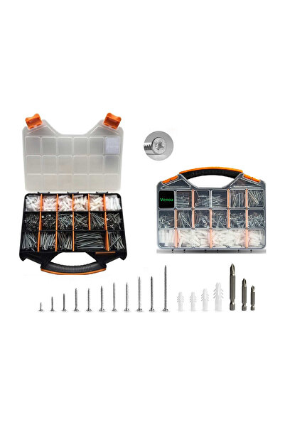 Venoa Svd784 Çantalı Ev Araç Tamir Montaj Dübel Vida Seti 784 Parça
