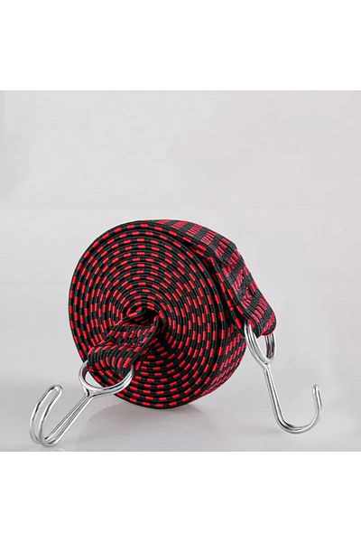 Choice Red Motorcycle Elastics Rubber Luggage Rope Cord Hooks Bikes Rope Tie Auto Luggage Roof Rack Strap F