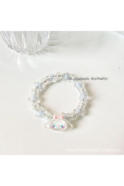 Choice Cinnamoroll Sanrio 1pc Anime Crystal Bracelet Kuromi My Melody Cinnamoroll Cartoon Couple Bracelet L