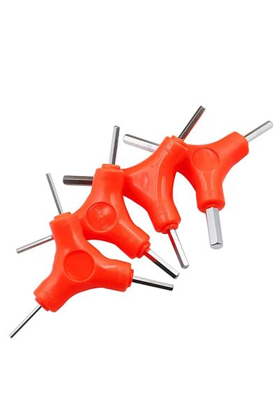 Choice 4-5-6mm 3 In 1 Trigeminal Hex Key Set 2.5/3/4/5/6/8mm Hexagon Wrench Carbon Steel Hand Tools Bicycle