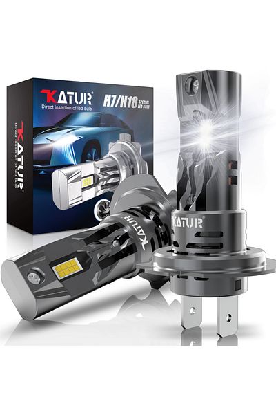 Choice Katur 2x Canbus H7 LED Bulb 22000LM 120W Error Free 1:1 Mini Size Head Lamp Wireless Super Bright...