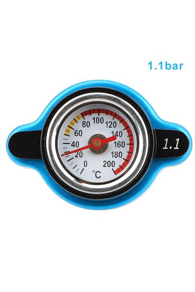 Choice 1.1 Bar Temperature Gauge 0.9/1.1/1.3 Bar Thermo Radiator Cap Tank Cover Replacement Pressure Balanc