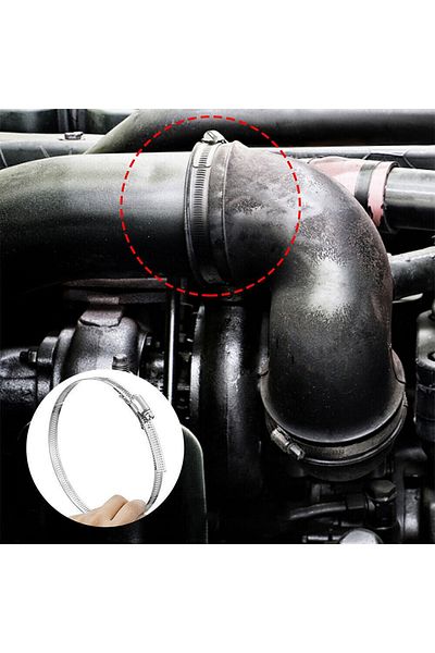 Choice 304 Stainless Steel Hose Clamp Strap DIY Screw Band with Fasteners Worm Gear Clip Adjustable Pipe...
