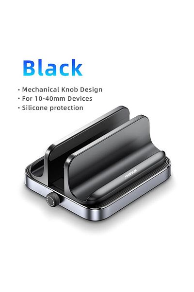 Choice Black Joyroom Vertical Laptop Stand Phone Monut Holder Desktop Stand Holder With Adjustable Dock Fit