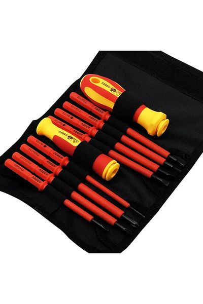 Choice Red Insulated Screwdriver Set Home Maintenance Electrician Anti Electric Screwdriver Kit