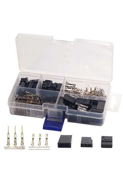 Choice 30Sets RC Servo Plug Male Female Connector Crimp Pin Kit,Compatible with Futaba JR Hitec Spektrum