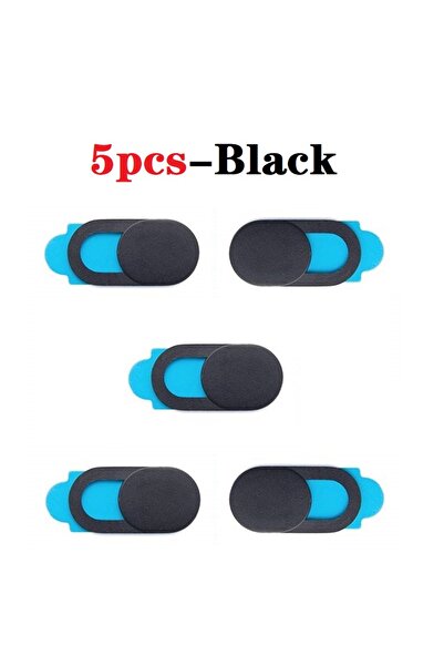 Choice 5 قطع سوداء 20/10/5/1 قطعة غطاء كاميرا ويب منزلق للكمبيوتر المحمول غطاء كاميرا هاتف منزلق مضاد للتجسس لأجهزة iPad PC M