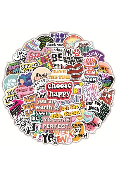 Choice 50pcs 50pcs Inspirational Quote Stickers Vision Board Motivational Sticker For Adults Teens Students
