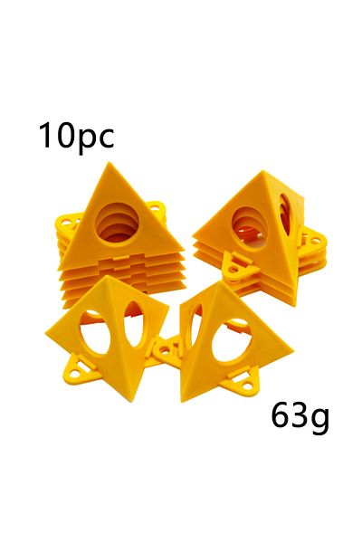 Choice 10pc Pyramid Shaped Tripod Triangular Bracket Woodworking Paint Bracket Spray Painting Bracket Cu...