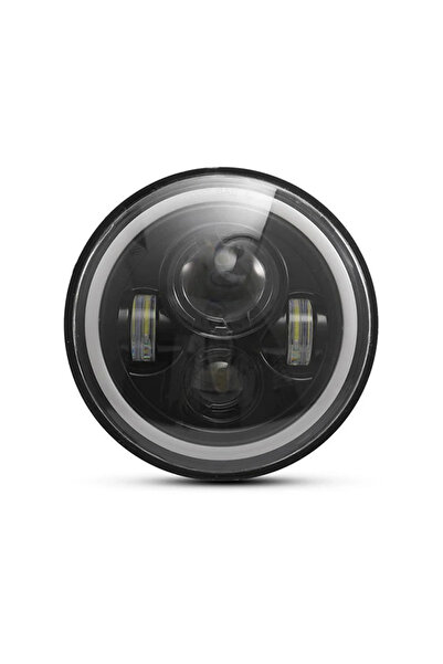 Choice 1pcs 7 inch moto car led headlight h4 round headlamp amber with turn signal for jeep wrangler jk...