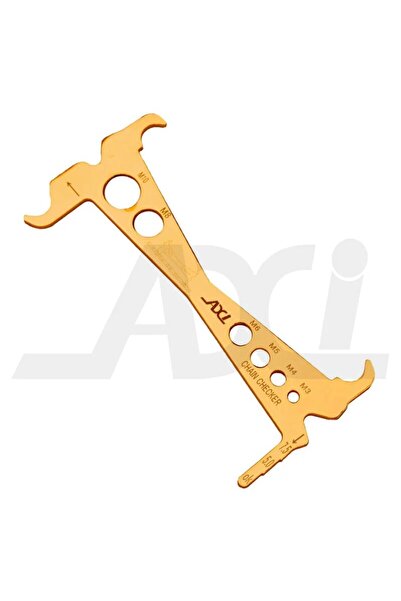 Choice أداة إصلاح سلسلة الدراجة باللون الذهبي، مقياس سلاسل الطرق الجبلية، مسط...