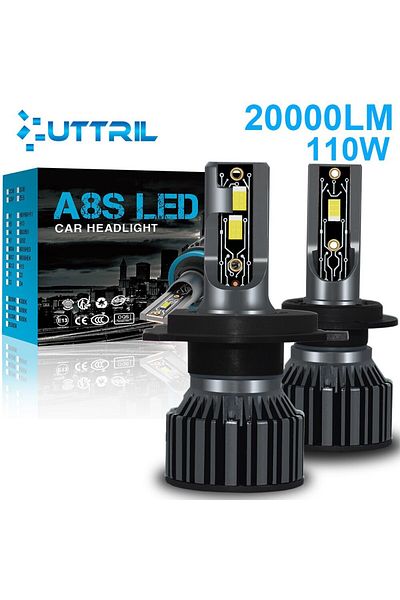 Choice H4 6000k ضوء أبيض موجب H7 H4 Led H1 H11 H8 H9 Hb4 Hb3 9005 9006 مصباح أمامي للسيارة